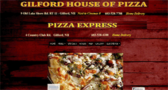 Desktop Screenshot of gilfordhouseofpizza.com